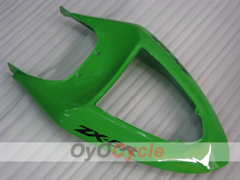 Injection Fairing kit for 05-06 NINJA ZX-6R - Green - Flame #OYO87901869