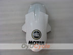 Injection Fairing kit for 05-06 NINJA ZX-6R - White, Black - Lucky Strike #OYO87901871
