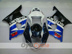Injection Fairing kit for 03-04 GSX R1000 - White, Black - Factory Style #OYO87901874