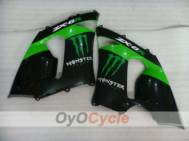 Left & Right Side Fairing For Kawasaki 05-06 Ninja ZX-6R #OYO87913108