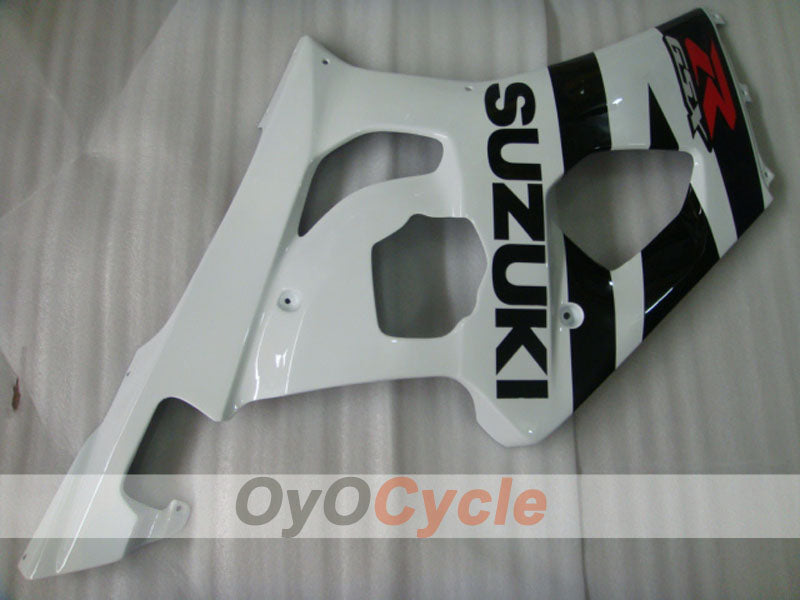 Injection Fairing kit for 03-04 GSX R1000 - White, Black - Factory Style #OYO87901880