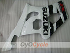 Injection Fairing kit for 03-04 GSX R1000 - White, Black - Factory Style #OYO87901880