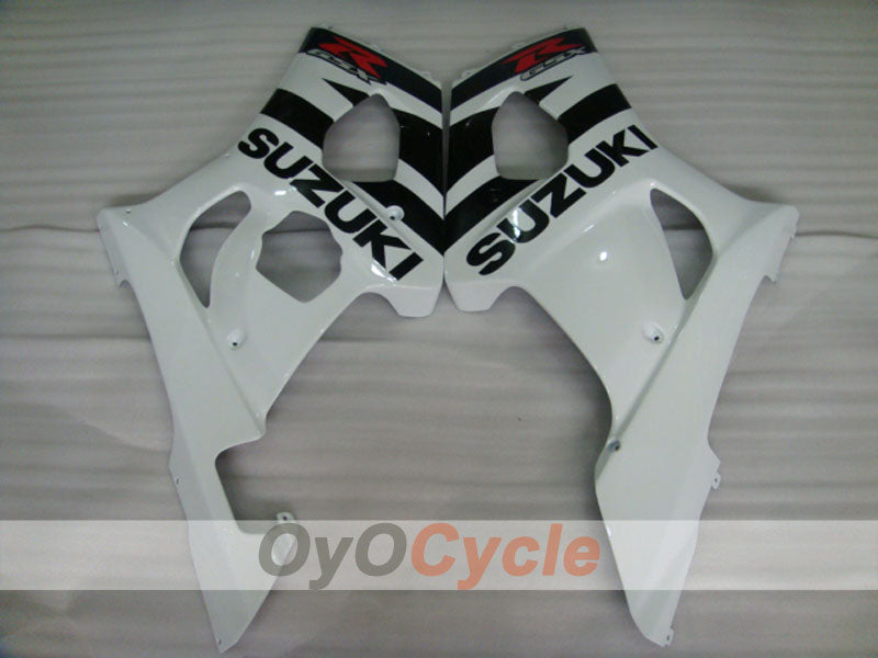 Injection Fairing kit for 03-04 GSX R1000 - White, Black - Factory Style #OYO87901880