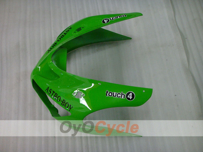 Injection Fairing kit for 05-06 NINJA ZX-6R - Green, Black - Nakano #OYO87901889