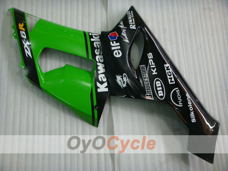 Left & Right Side Fairing For Kawasaki 05-06 Ninja ZX-6R #OYO87913115 Main image