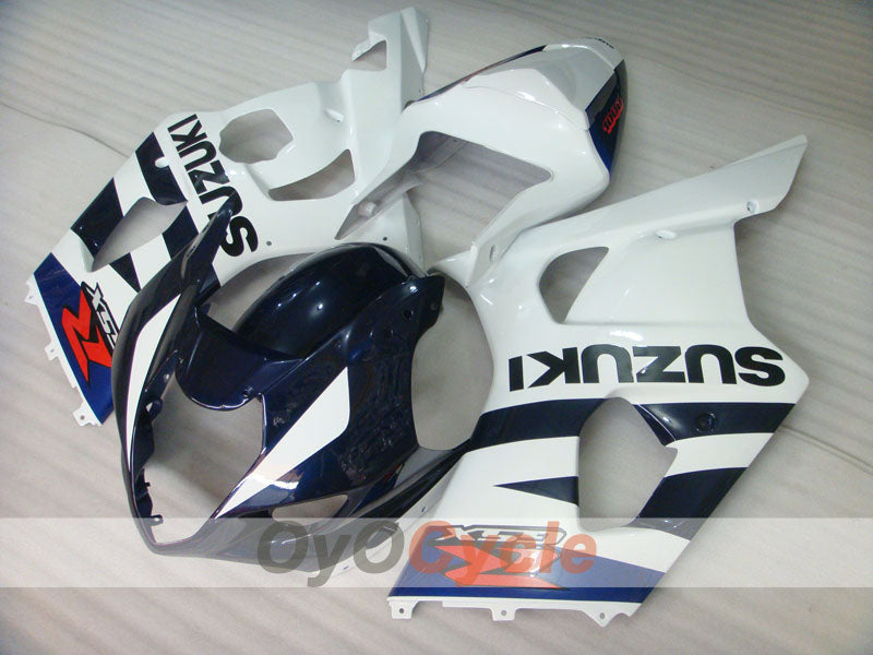 Injection Fairing kit for 03-04 GSX R1000 - Blue, White - Factory Style #OYO87901895
