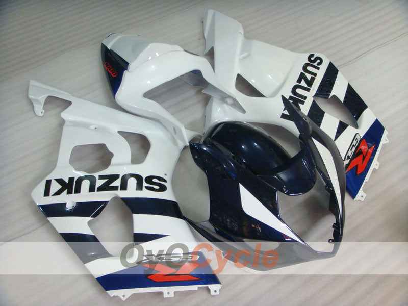 Injection Fairing kit for 03-04 GSX R1000 - Blue, White - Factory Style #OYO87901895