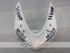 Injection Fairing kit for 05-06 NINJA ZX-6R - White, Black - West #OYO87901897