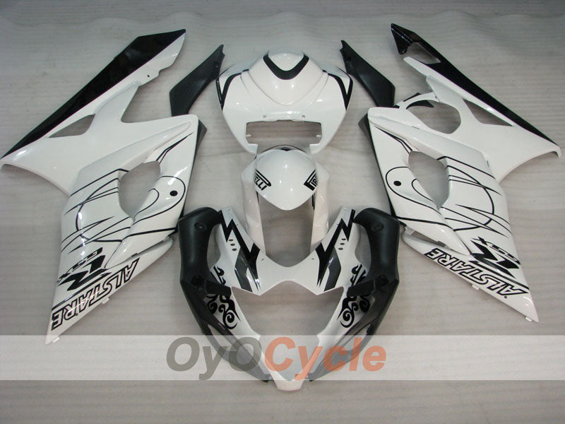 Injection Fairing kit for 05-06 GSX R1000 - White, Black - Corona, MOTUL #OYO87901949 Secondary image
