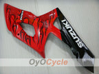 Injection Fairing kit for 05-06 GSX R1000 - Red, Black - Flame #OYO87901964