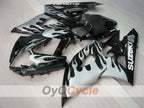 Injection Fairing kit for 05-06 GSX R1000 - White, Black - Flame #OYO87901966
