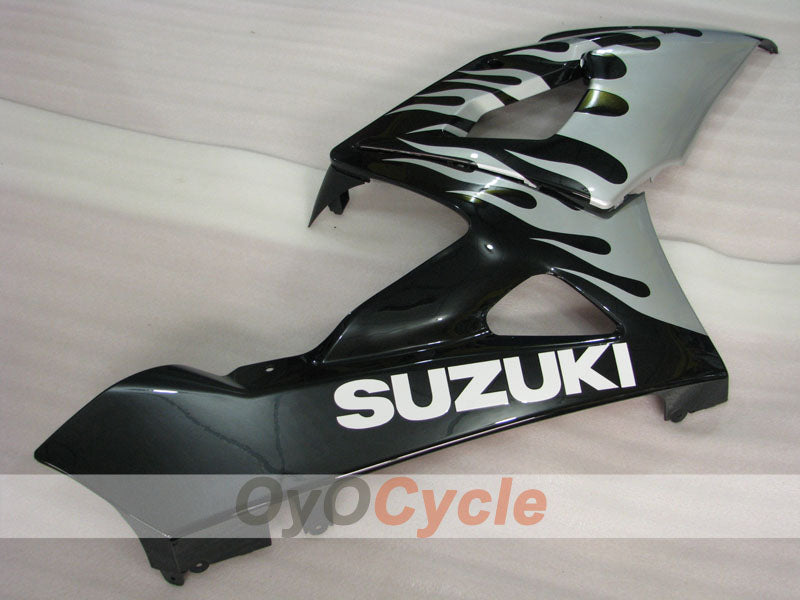 Injection Fairing kit for 05-06 GSX R1000 - White, Black - Flame #OYO87901966