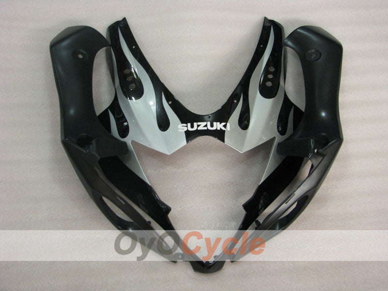 Injection Fairing kit for 05-06 GSX R1000 - White, Black - Flame #OYO87901966