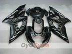 Injection Fairing kit for 05-06 GSX R1000 - White, Black - Flame #OYO87901969