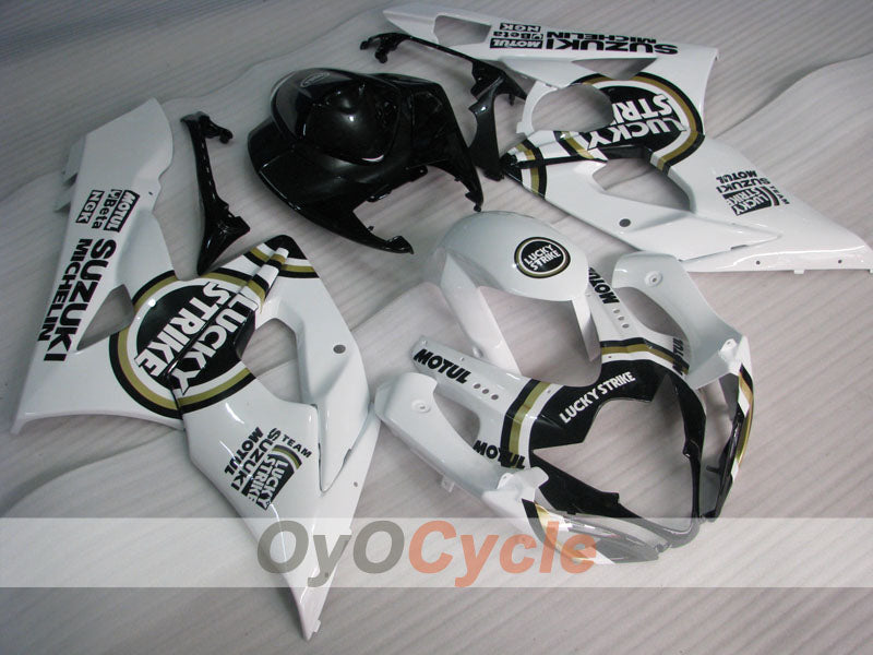 Injection Fairing kit for 05-06 GSX R1000 - White, Black - Lucky Strike, MICHELIN, MOTUL #OYO87901978