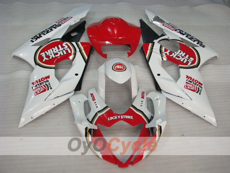 Injection Fairing kit for 05-06 GSX R1000 - Red, White - Lucky Strike, MICHELIN, MOTUL #OYO87901979