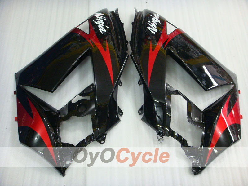 Injection Fairing kit for 06-11 NINJA ZX-14R - Red, Black - Factory Style #OYO87901998