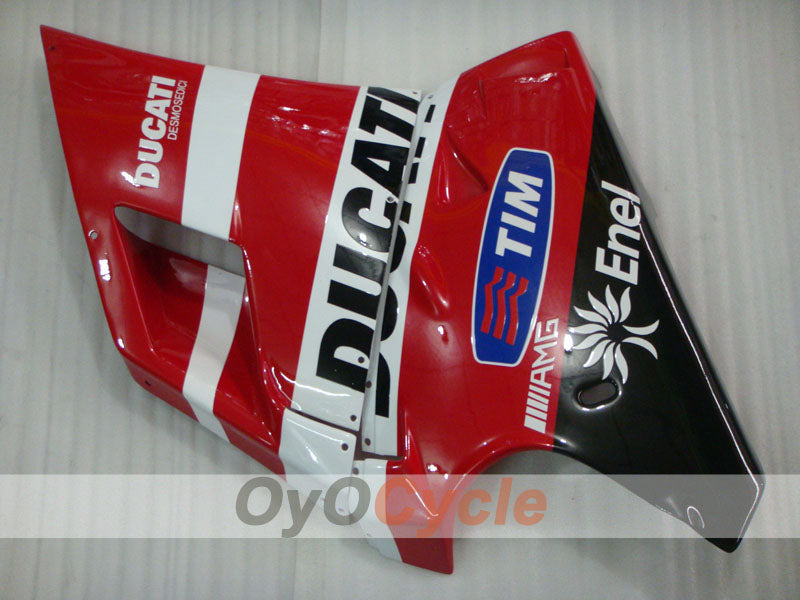 Injection Fairing kit for 94-02 Ducati 748 - Red, Black - Factory Style #OYO87902056