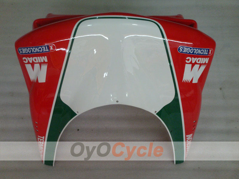 Injection Fairing kit for 94-02 Ducati 748 - Red, White - INFO STRADA #OYO87902068