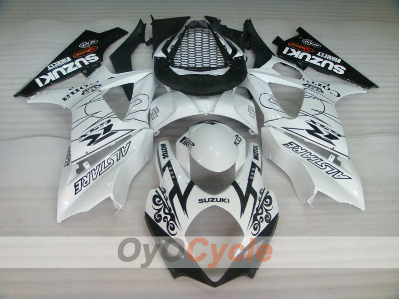 Injection Fairing kit for 07-08 GSX R1000 - White, Black - Corona, MOTUL #OYO87902079 Secondary image
