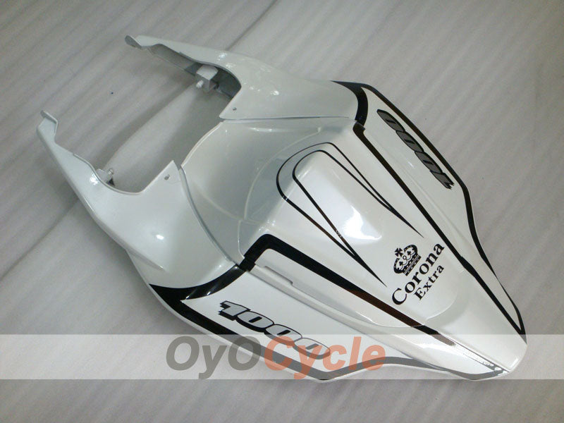 Injection Fairing kit for 07-08 GSX R1000 - White, Black - Corona, MOTUL #OYO87902082