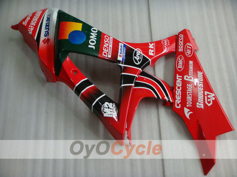 Injection Fairing kit for 07-08 GSX R1000 - Red, Black - JOMO #OYO87902102