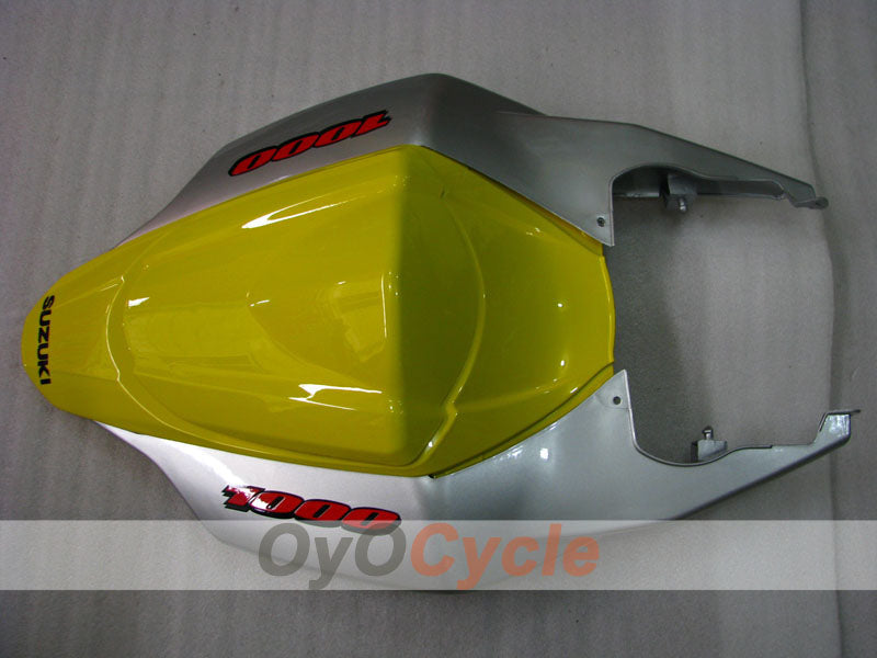 Injection Fairing kit for 07-08 GSX R1000 - Yellow, Silver - Factory Style #OYO87902137