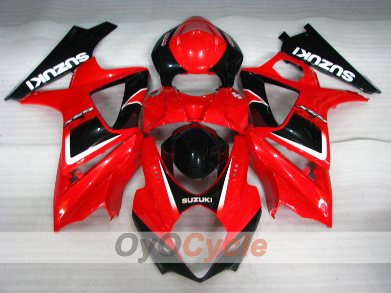 Injection Fairing kit for 07-08 GSX R1000 - Red, Black - Factory Style #OYO87902139 Secondary image
