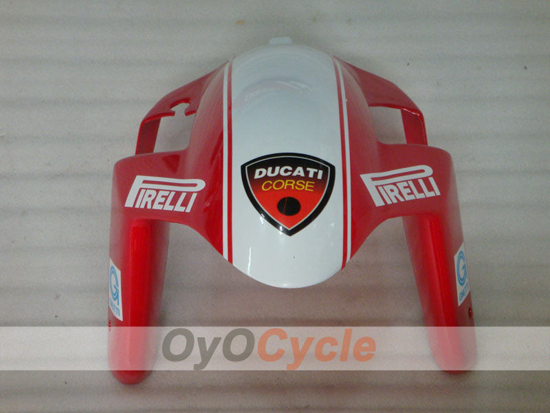 Injection Fairing kit for 03-04 Ducati 749 - Red, White - Xerox #OYO87902141