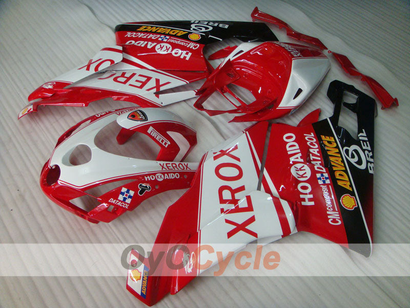 Injection Fairing kit for 03-04 Ducati 749 - Red, White - Xerox #OYO87902141