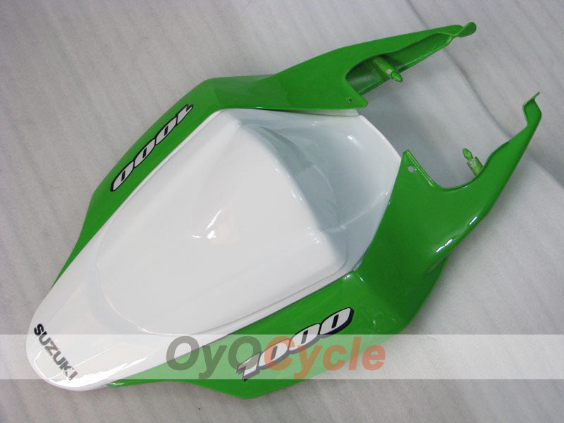 Injection Fairing kit for 07-08 GSX R1000 - Green, White - Factory Style #OYO87902142