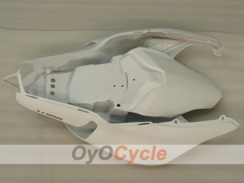 Injection Fairing kit for 08-13 Ducati 848 - White - Factory Style #OYO87902182
