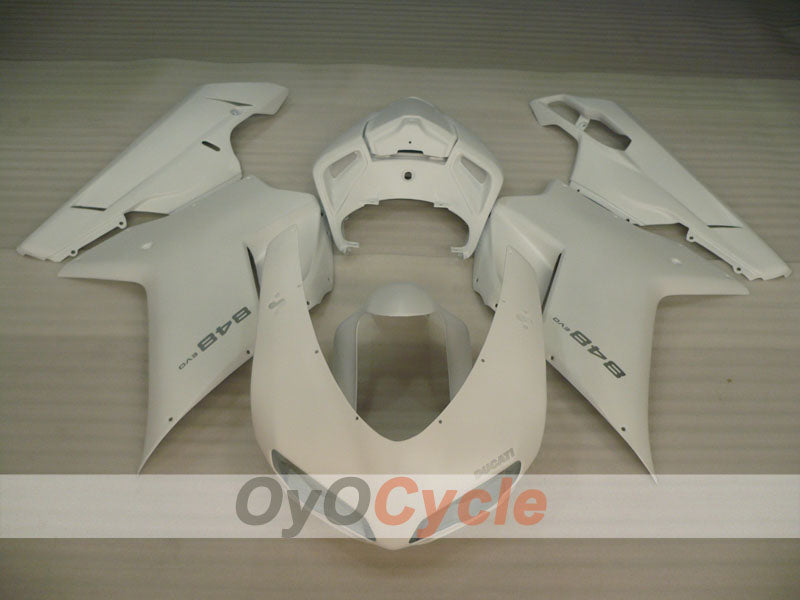Injection Fairing kit for 08-13 Ducati 848 - White - Factory Style #OYO87902182