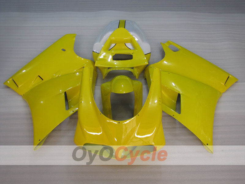 Injection Fairing kit for 99-02 Ducati 996 - Yellow, White - Factory Style #OYO87902202 Secondary image