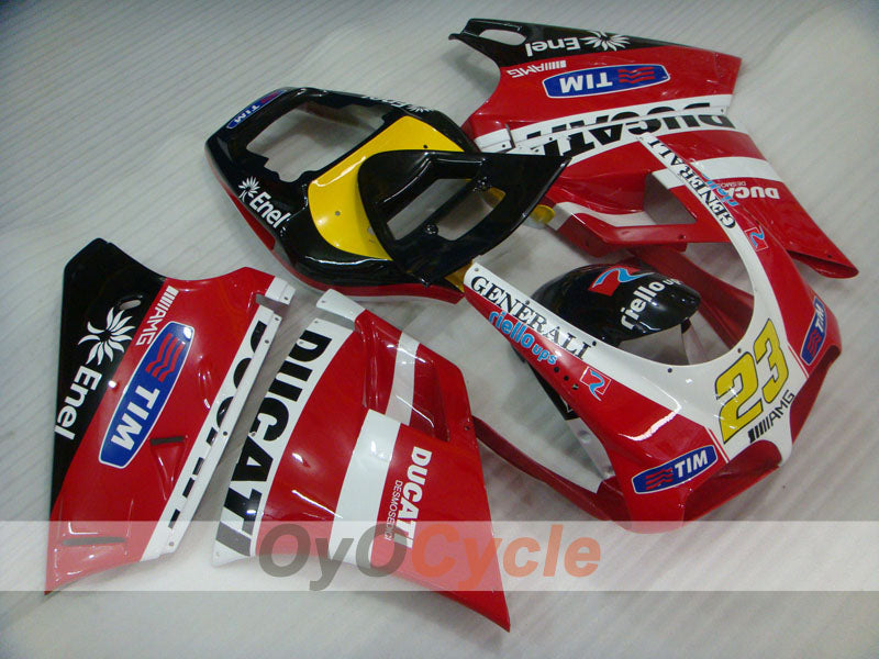 Injection Fairing kit for 99-02 Ducati 996 - Red, Black - Factory Style #OYO87902210