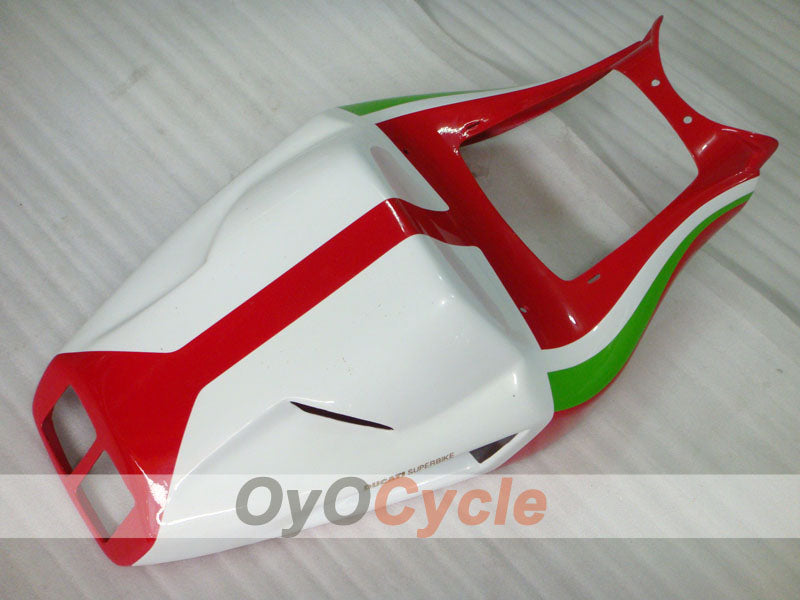 Injection Fairing kit for 99-02 Ducati 996 - Red, White - Factory Style #OYO87902214
