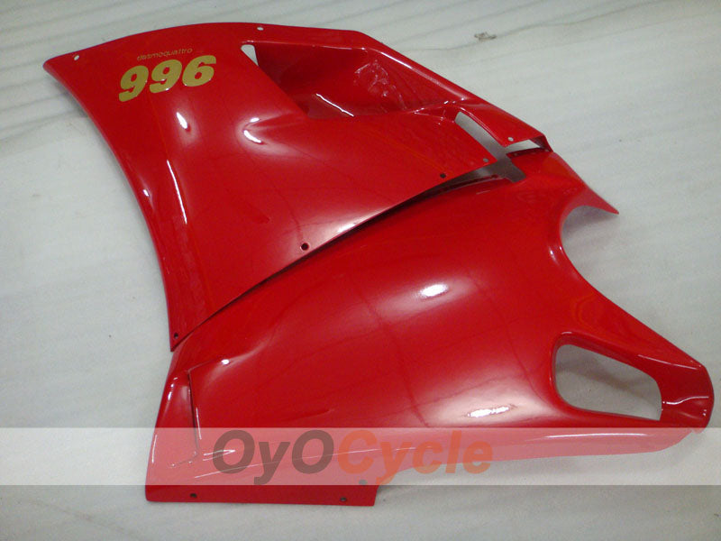 Injection Fairing kit for 99-02 Ducati 996 - Red, White - Factory Style #OYO87902214