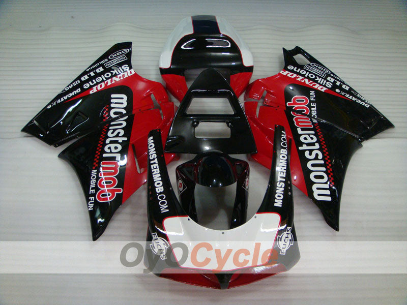Injection Fairing kit for 99-02 Ducati 996 - Red, Black - Monstermob #OYO87902225