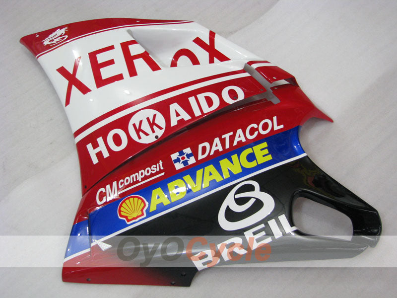 Injection Fairing kit for 99-02 Ducati 996 - Red, White - Xerox #OYO87902238