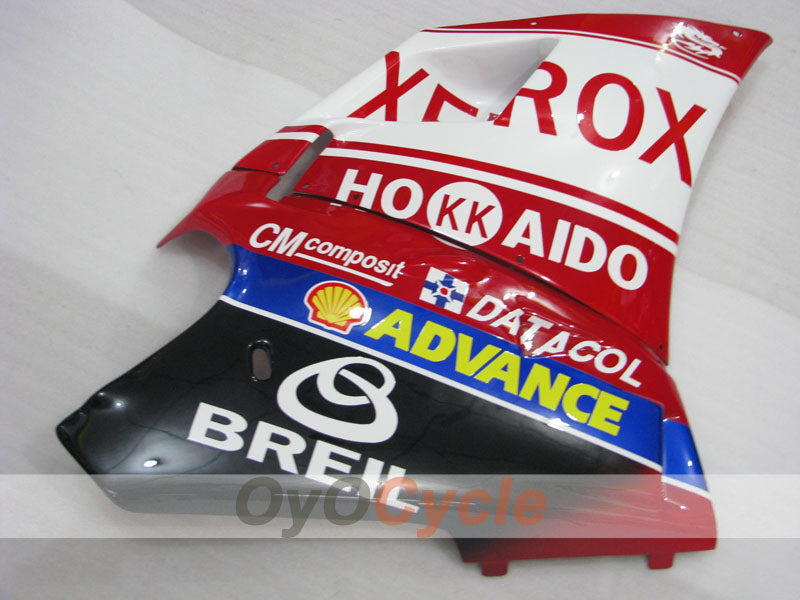 Injection Fairing kit for 99-02 Ducati 996 - Red, White - Xerox #OYO87902238