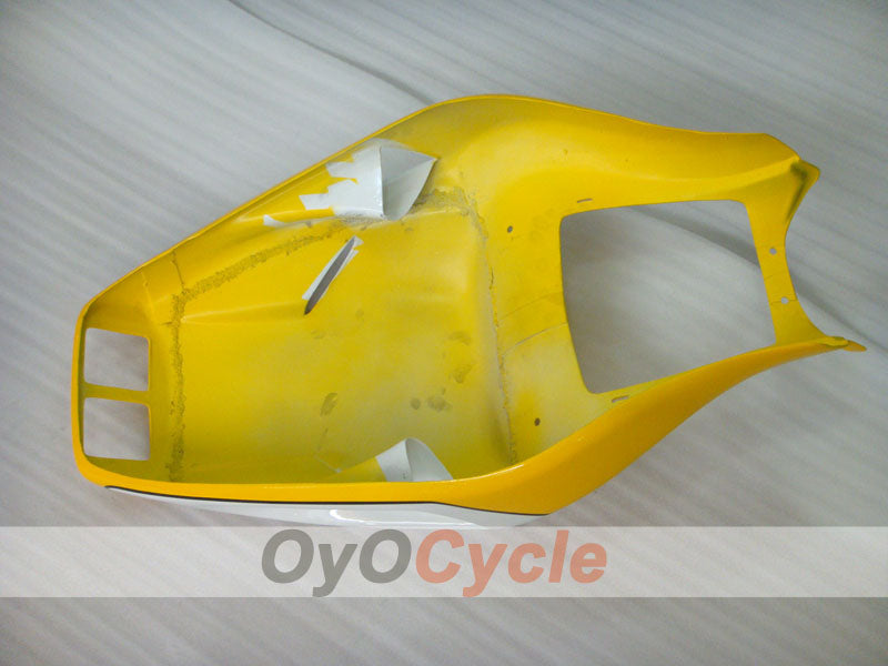Injection Fairing kit for 99-02 Ducati 996 - Yellow, White - Xerox #OYO87902241