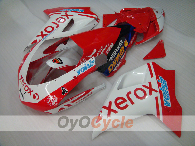 Injection Fairing kit for 07-09 Ducati 1098 - Red, White - Xerox #OYO87902246