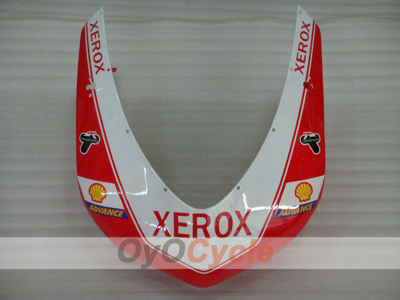 Injection Fairing kit for 08-13 Ducati 848 - Red, White - Xerox #OYO87902248