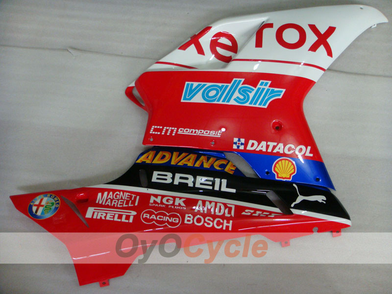 Injection Fairing kit for 07-09 Ducati 1098 - Red, White - Xerox #OYO87902252