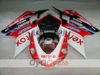 Injection Fairing kit for 07-09 Ducati 1098 - Red, White - Xerox #OYO87902252
