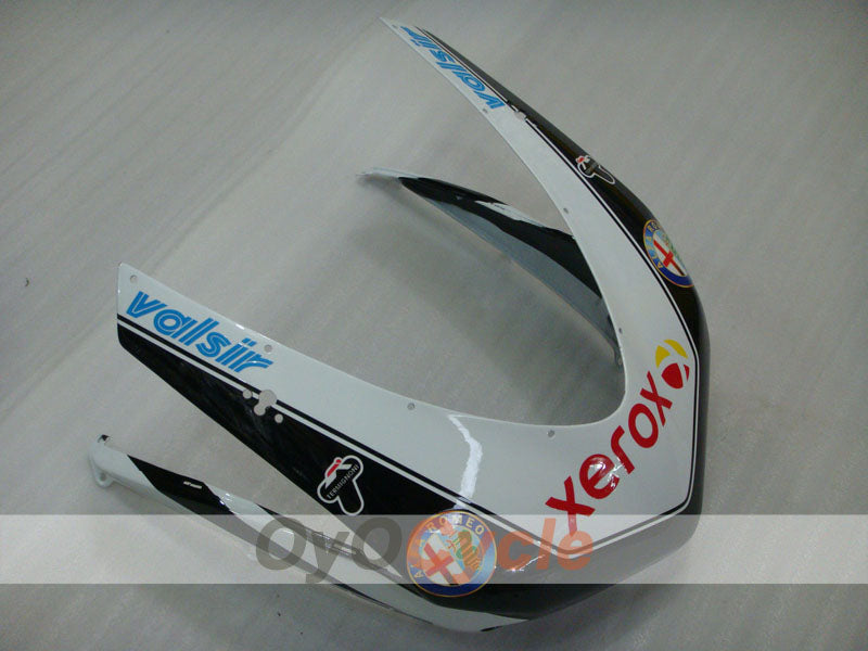 Injection Fairing kit for 08-13 Ducati 848 - White, Black - Xerox #OYO87902256