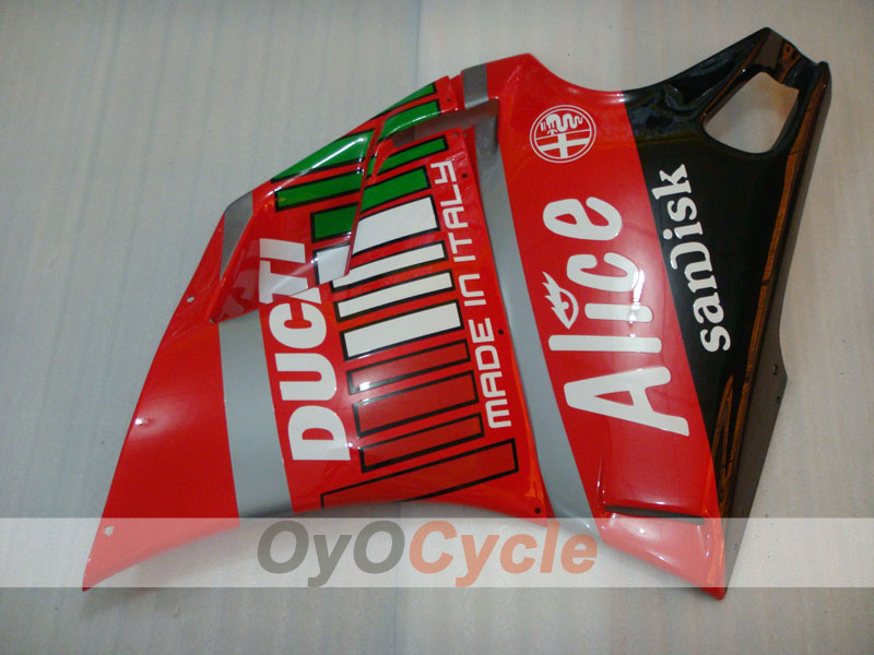 Left & Right Side Fairing For Ducati 02-04 998 #OYO87913877 Secondary image