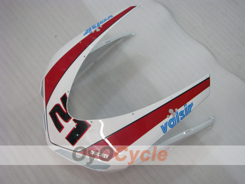 Injection Fairing kit for 07-09 Ducati 1098 - Red, White - Xerox #OYO87902270