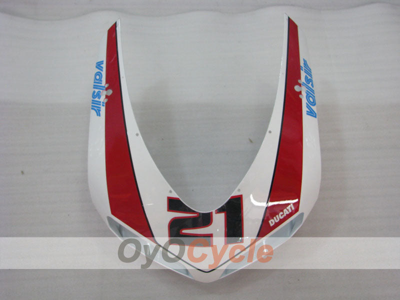 Injection Fairing kit for 07-09 Ducati 1098 - Red, White - Xerox #OYO87902270