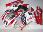 Injection Fairing kit for 07-09 Ducati 1098 - Red, White - Xerox #OYO87902270